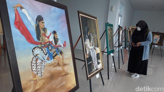 Pameran Lukisan dan Bonsai di Perpusda Boyolali