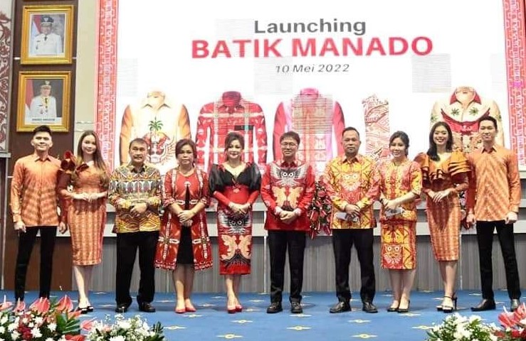Pemkot Launching Kain Motif Batik Manado