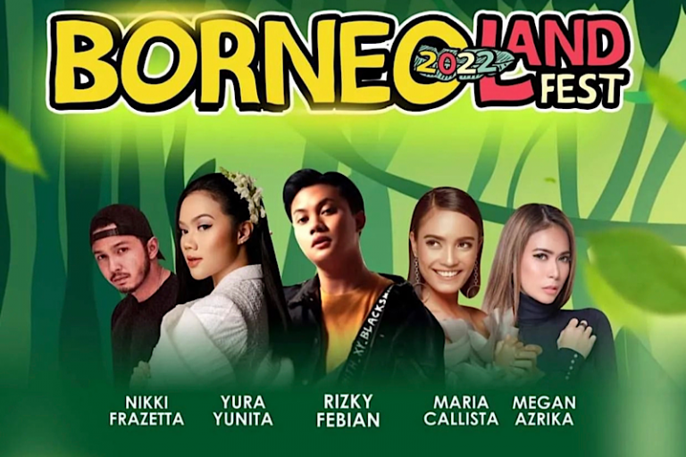 Yura Yunita dan Rizky Febian Tampil Memukau di Borneoland Fest