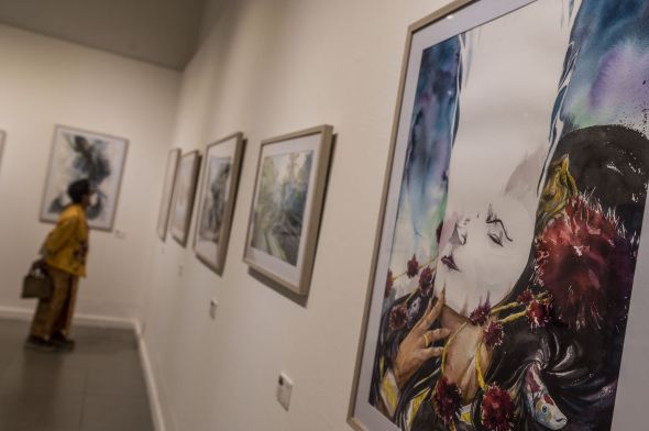176 Karya Seni Lukis Cat Air Hadir di Galeri Nasional