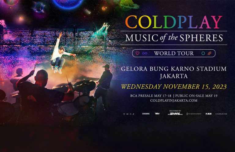 Coldplay Konser di Jakarta pada 15 November 2023